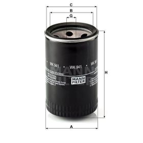 Mann WK941 10 Yakıt Filtresi