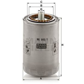 Mann WK943/1 Yakıt Filtresi