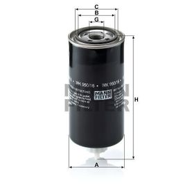 Mann WK950/16X Yakıt Filtresi