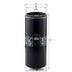 Mann WP12121 Yağ Filtresi