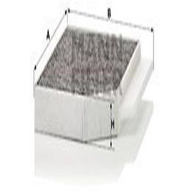Mann X253 17 W205 11 S205 14 C205 14 A205 15 C257 17 W213 16 S213 16 C238 16 A238 17 Karbonlu Polen Filtresi