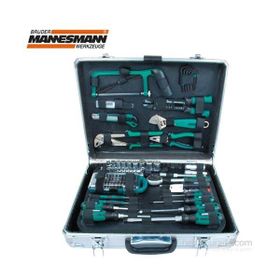 Mannesmann M 29072 124 Parça Alüminyum Çantalı Alet Seti