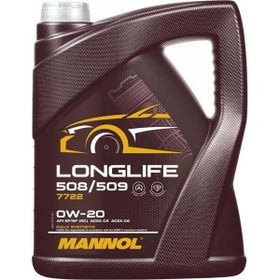 Mannol MN7722-5 Longlife 508-509 SAE 0W-20 2024 API SP RC Acea C5 5 lt Motor Yağı