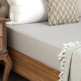 Manon King Size Ranforce Lastikli Gri Çarşaf