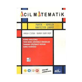 Mantık Kümeler Kartezyen Çarpım Konu Anlatımlı Soru Fasikülü - Acil Yayınları