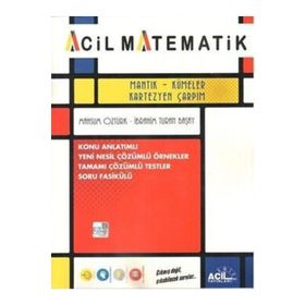 Mantık Kümeler Kartezyen Çarpım Konu Anlatımlı Soru Fasikülü - Acil Yayınları