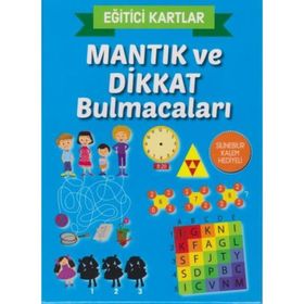 Mantık ve Dikkat Bulmacaları / Eğitici Kartlar - Kolektif - Teleskop Popüler Bilim Yayınları