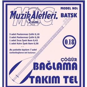 Manuel Raymond BATSK Bağlama Teli Takım
