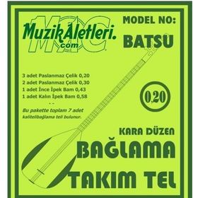 Manuel Raymond BATSU Bağlama Tel Takım