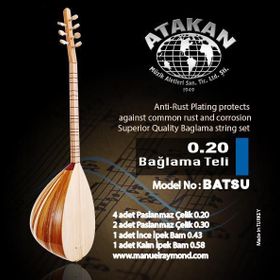 Manuel Raymond BATSU Bağlama Tel Takım
