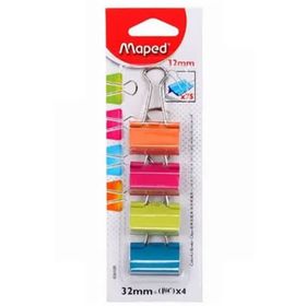 Maped 036100 32mm 4'lü Renkli Kıskaç