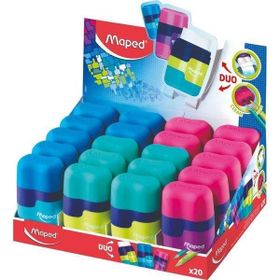 Maped 049221 Connect Çift Delikli Silgili Kalemtraş
