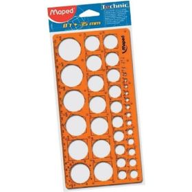 Maped 1-35 mm Daire Şablonu