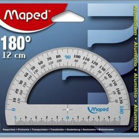 Maped 12 cm Alüminyum 180° Açı Ölçer