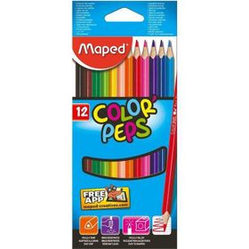 Maped 146198 Color Peps 12 Renk Kuru Boya Kalemi