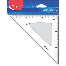 Maped 194671 45°-21 cm Alüminyum Gönye