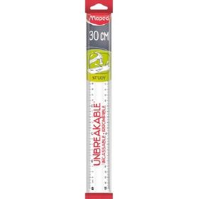 Maped 30 cm Kırılmaz Şeffaf Cetvel