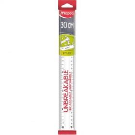 Maped 30 cm Study Kırılmaz Şeffaf Cetvel