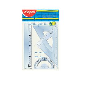 Maped 3154142428202 20 cm Maxi 4'lü Çizim Seti