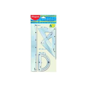 Maped 3154142428301 30 cm Maxi 4'lü Çizim Seti