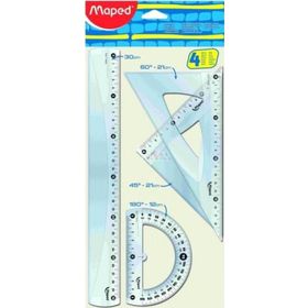 Maped 3154142428301 30 cm Maxi 4'lü Çizim Seti