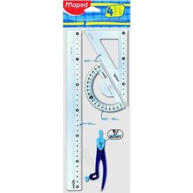 Maped 3154148992189 30 cm Pergelli Maxi 4'lü Çizim Seti