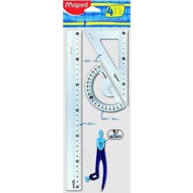 Maped 3154148992189 30 cm Pergelli Maxi 4'lü Çizim Seti