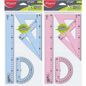 Maped 3154149817016 Study Kırılmaz 30 cm 4'lü Çizim Seti