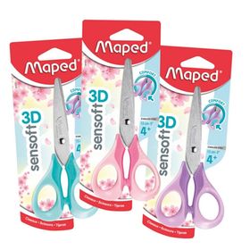 Maped 484213 13 cm Sensoft Fluo Pastel Renkli Makas