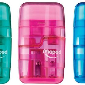 Maped 49211 Connect Translu Çift Delikli Silgili Kalemtıraş