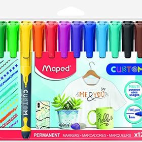 Maped 512511 Permanent Marker İnce Uçlu 12'li Kalem