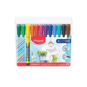 Maped 734547 12 Renk Custom Permanent Marker Kalem
