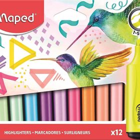 Maped 740901 12'li Set Pastel Fosforlu Kalem