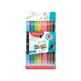 Maped 749050 Fineliner 0,4 mm Desenli Askılı Paket