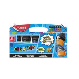 Maped 75 ml 6 Renk Karton Kutu Yarı Renk Boyalar