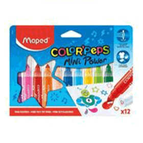 Maped 846612 Color'Peps Mini Jumbo 12'li Keçeli Kalem