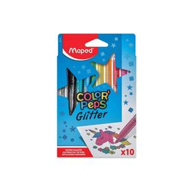 Maped 847110 10'lu Color'Peps Glitter Simli Keçeli Kalem