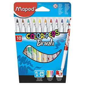 Maped 848010 Colorpeps Brush 10'lu Keçeli Kalem