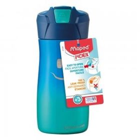 Maped 871203 430 ml Mavi Gülen Yüz Matara