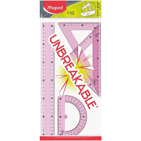 Maped 981701 Study Kırılmaz 4'lü 30 cm Çizim Seti