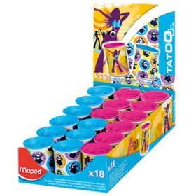 Maped Canette Tatoo Metal Hazneli Çiftli 18 Kalemtıraş