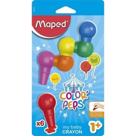 Maped Color Peps Baby Crayon 6 Renk Pastel Boya