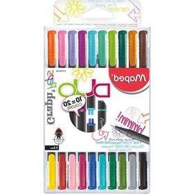 Maped Fineliner X10 Graph Peps Duo Kalem