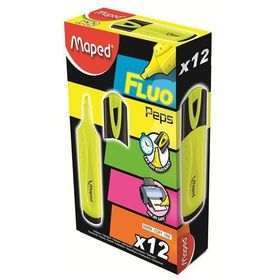 Maped Fluo Peps Mono Sarı Fosforlu Kalem