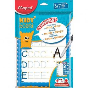 Maped Kıddy Board Çoçuk Esnek ve Transparan Kit Yazı Tahtası