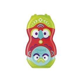 Maped Loopy Fancy Display Tek Delikli Silgi ve Kalemtıraş