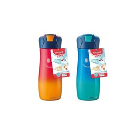 Maped Matara Picnik 580 ml Mavi-Kırmızı Çelik Gülen Yüz 2'li Set