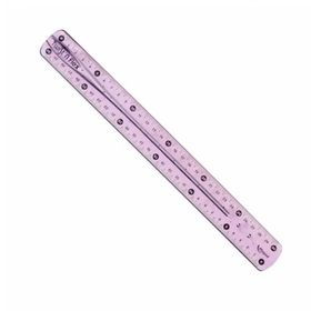 Maped Pembe 30 cm Orijinal Plastik Flexy Silikon Esnek Cetvel