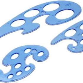 Maped X21561 French Curves Ellipse Şekil Şablonu
