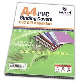 Mapi 160 Beyaz 100'lü Pvc Opak Micron Cilt Kapağı